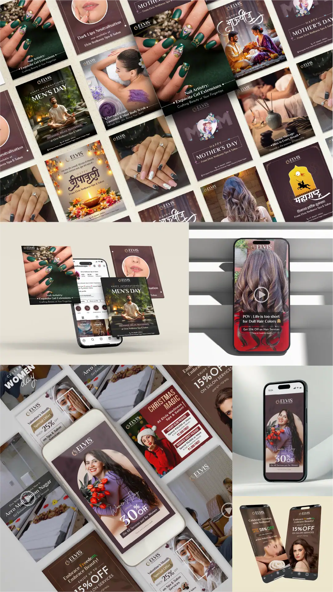 Elvis Wellness Spa & Salon social media strategy