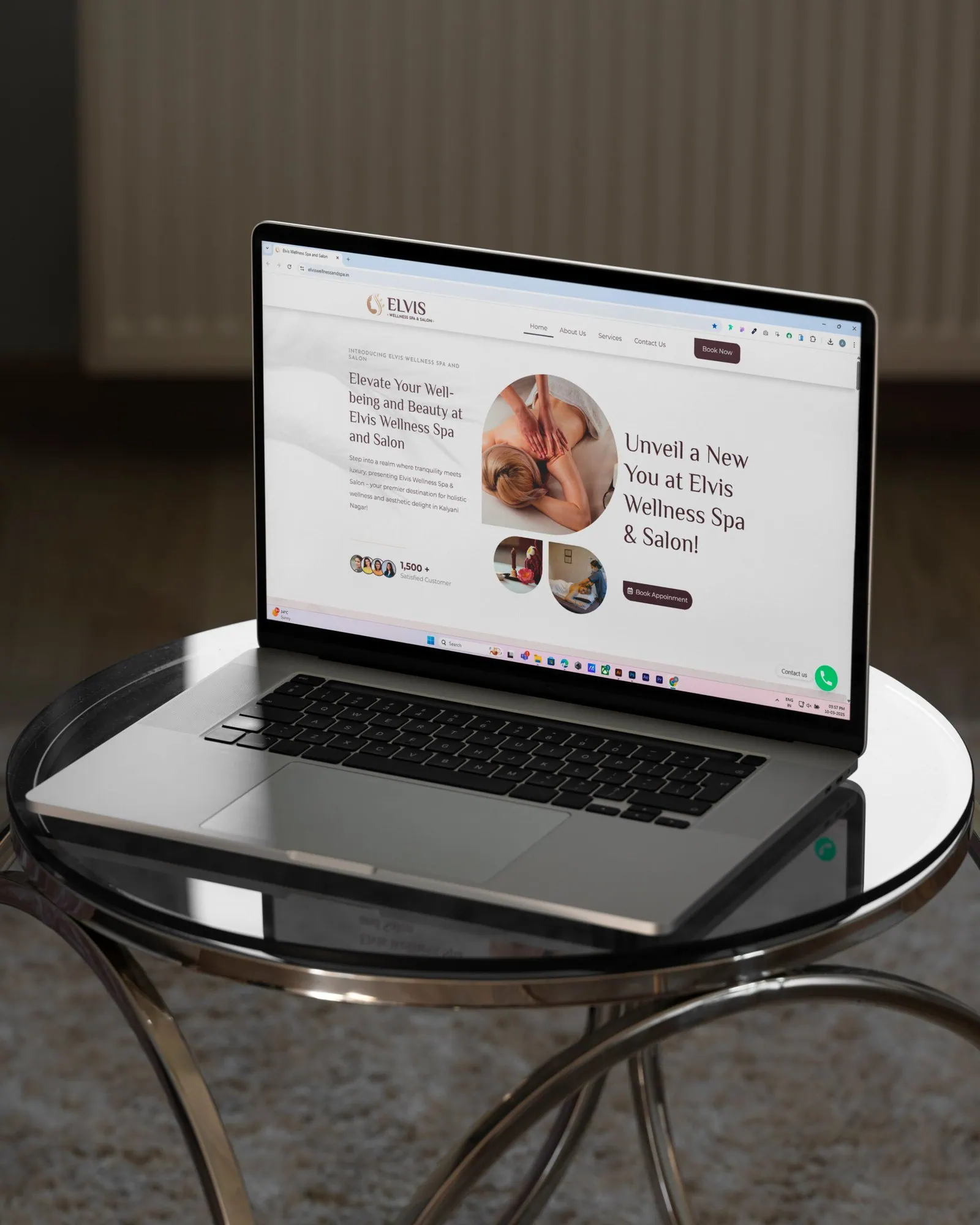 Elvis Wellness & Spa Website