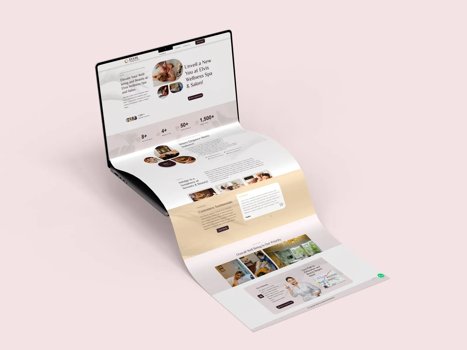 Elvis Wellness & Spa brand Identity