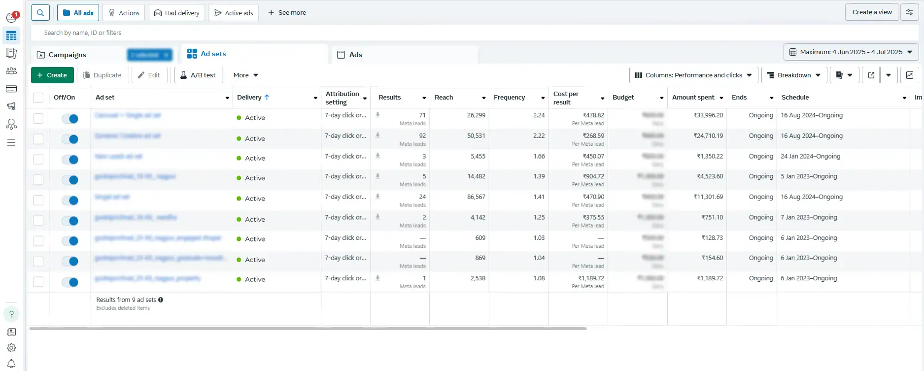 Liton Homes Meta Ads Result
