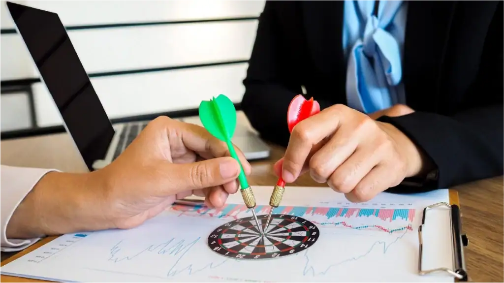 targeting a business strategy chart